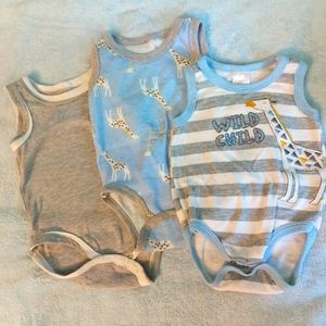 Baby boy summer onesies bundle